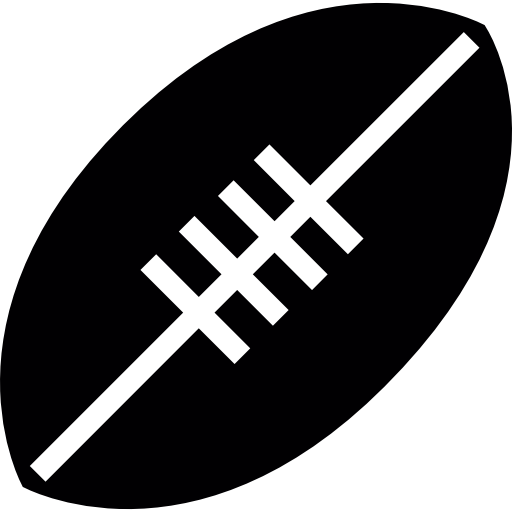 Мяч для регби  иконка