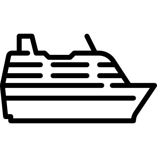 bateau de croisière  Icône