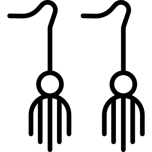 dwa kolczyki  ikona