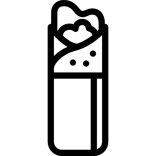 Мексиканский буррито  иконка