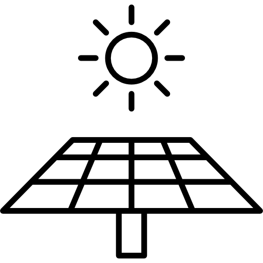 batterie solaire  Icône