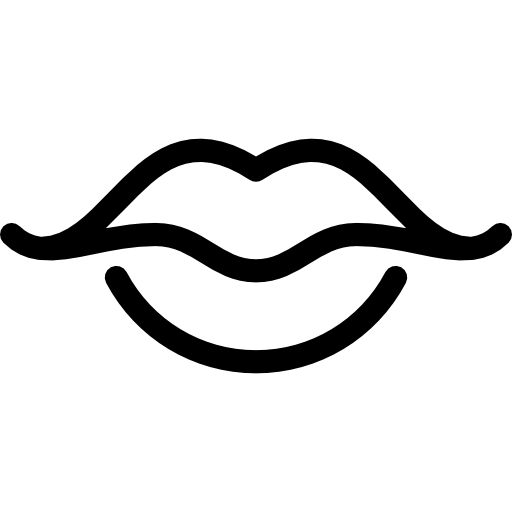 lábios femininos Special Lineal Ícone