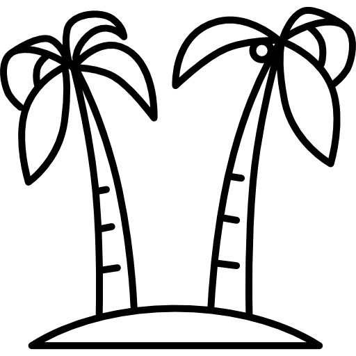 duas palmeiras  Ícone