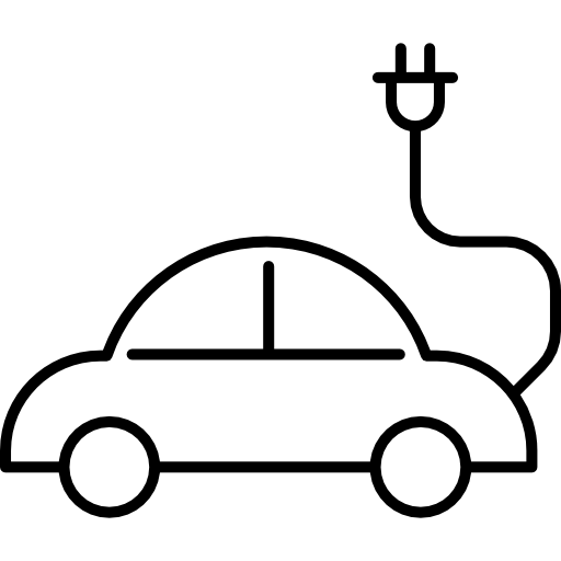 elektrische auto  icoon