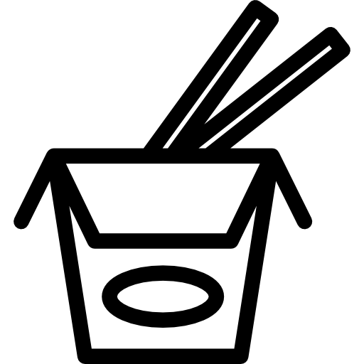 Food Box with Chopsticks  icon