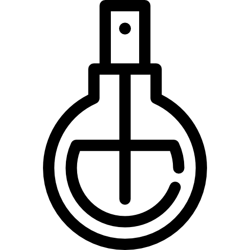 runde parfümflasche Special Lineal icon