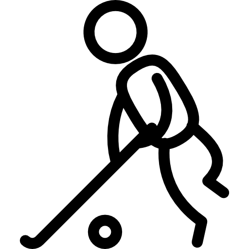 Field Hockey Player Special Lineal icon