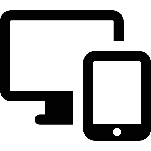 Монитор и планшет  иконка