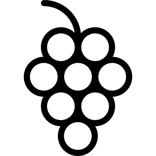 ocho uvas  icono