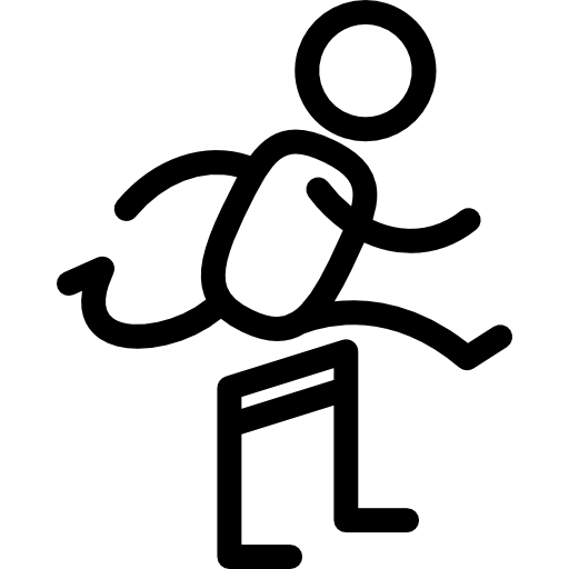 Спортсмен с препятствиями Special Lineal иконка