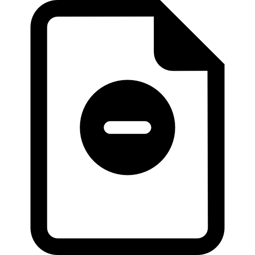 파일을 지우다  icon