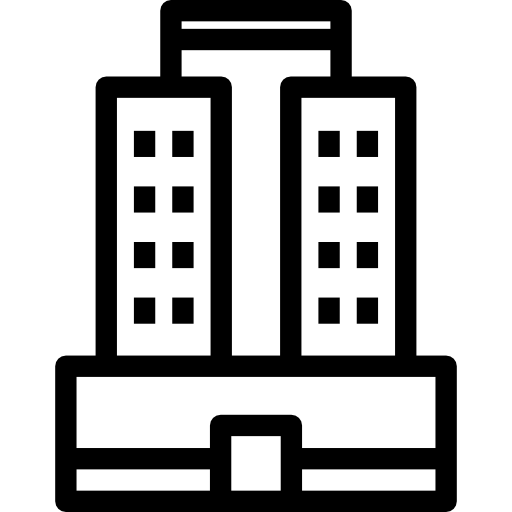 호텔 건물  icon