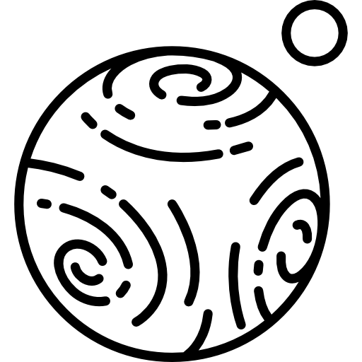 海王星と衛星 Special Lineal icon