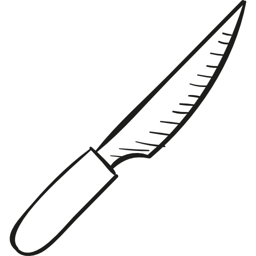 coltello inclinato  icona