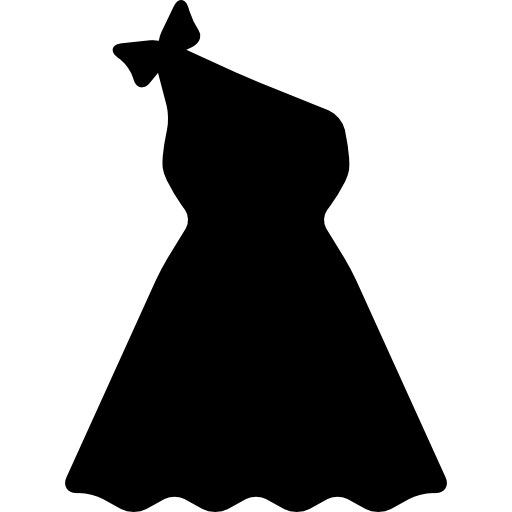 jurk met lint  icoon