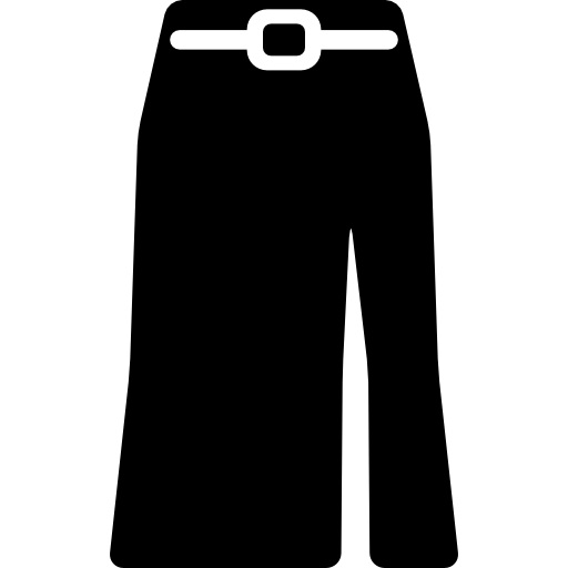 Длинная юбка с поясом  иконка