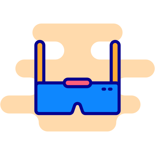 occhiali 3d Generic Rounded Shapes icona