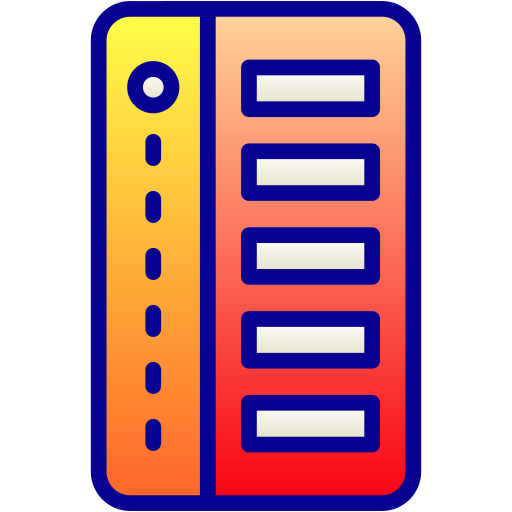 server Generic Lineal Color Gradient icon