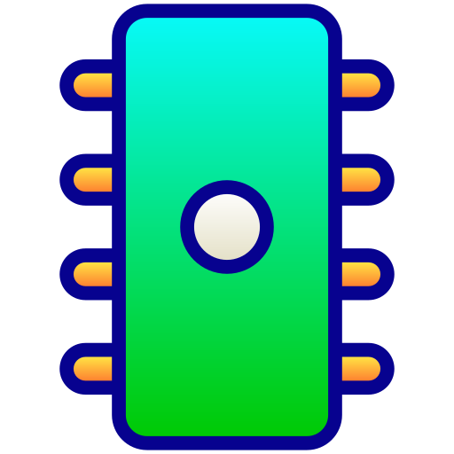 chip Generic Lineal Color Gradient icon