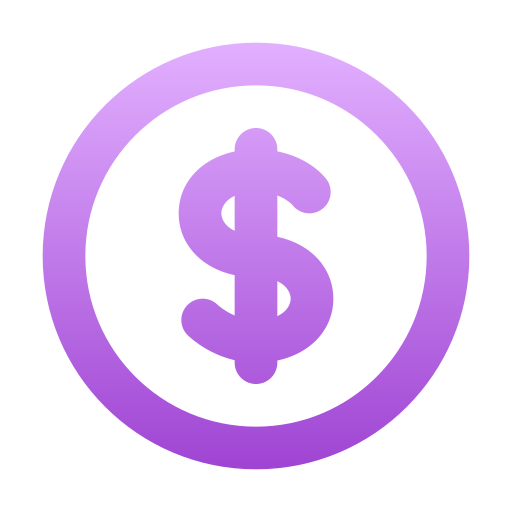 dólar Generic Gradient icono