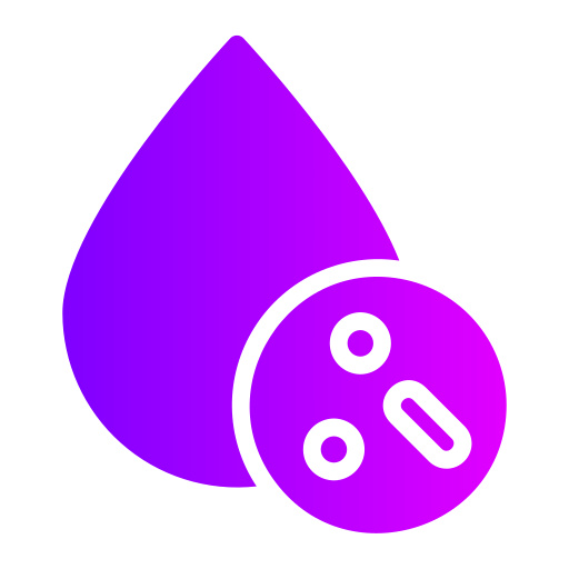células de sangre Generic Flat Gradient icono
