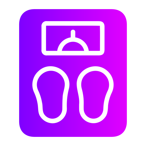 skala ciała Generic Flat Gradient ikona