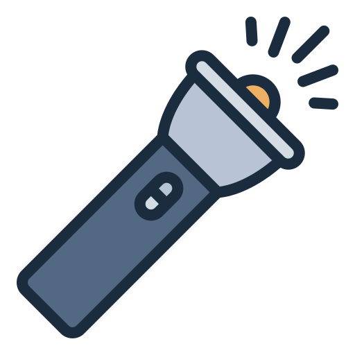 taschenlampe Generic Outline Color icon