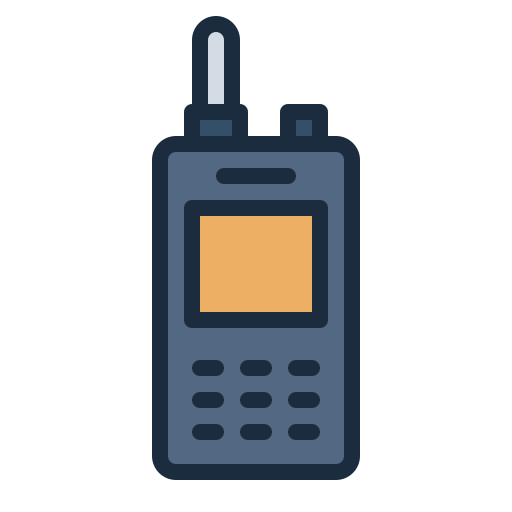 walkie-talkie Generic Outline Color icon