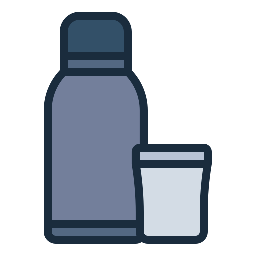 thermosflasche Generic Outline Color icon