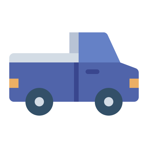 camion pick-up Generic Flat icona