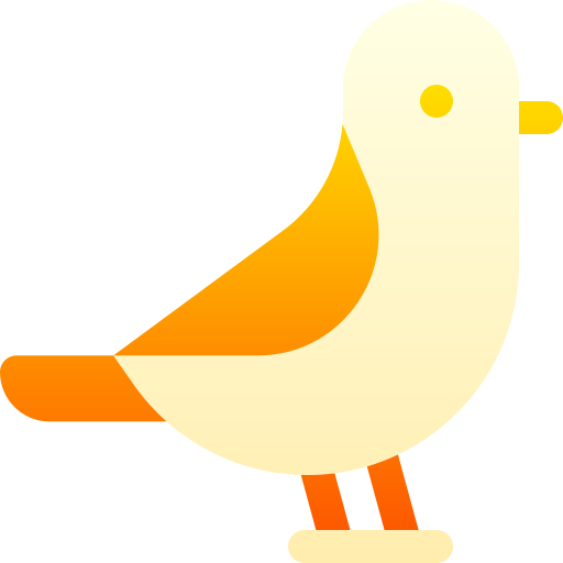 鳥 Basic Gradient Gradient icon