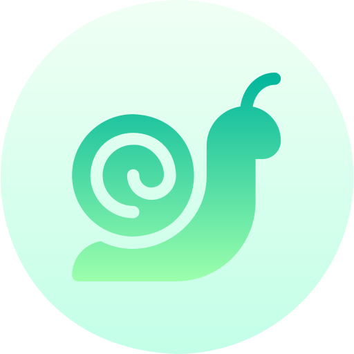 escargot Basic Gradient Circular Icône