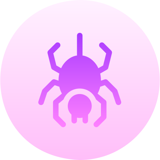 pająk Basic Gradient Circular ikona