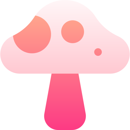 Mushroom Basic Gradient Gradient icon