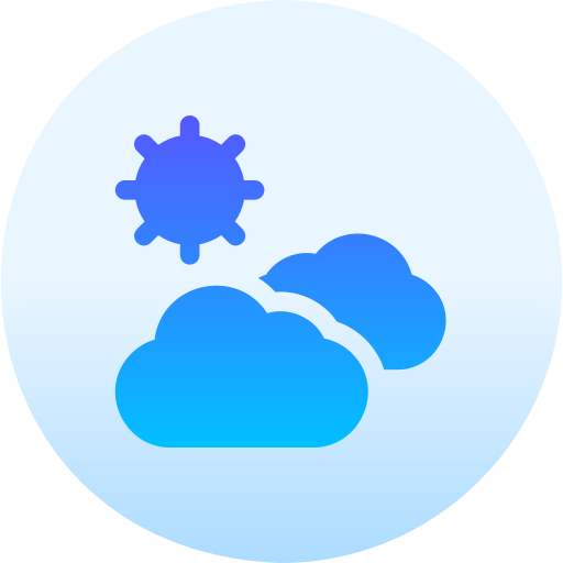 nuvoloso Basic Gradient Circular icona