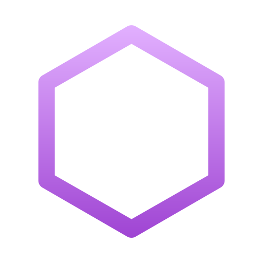 hexagon Generic Gradient icon