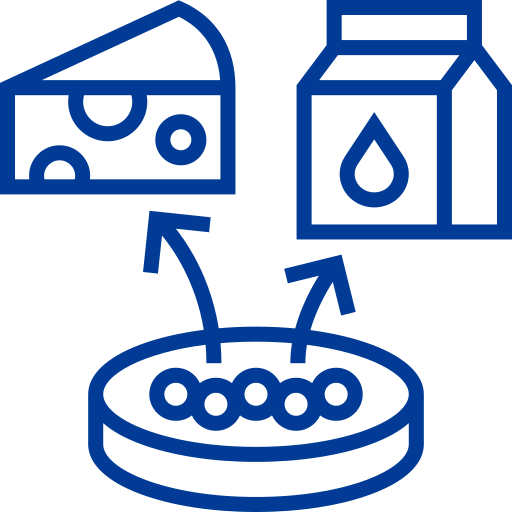 Лабораторные молочные продукты Detailed bright Lineal иконка