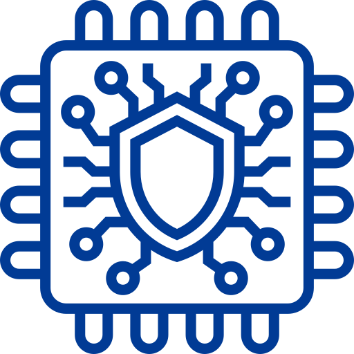 Cyber security Detailed bright Lineal icon