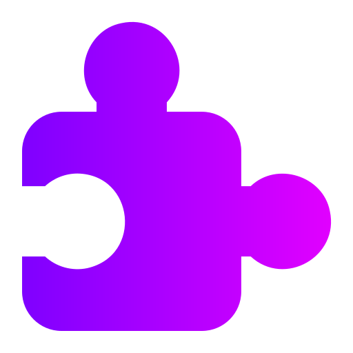 puzzle Generic Flat Gradient icona