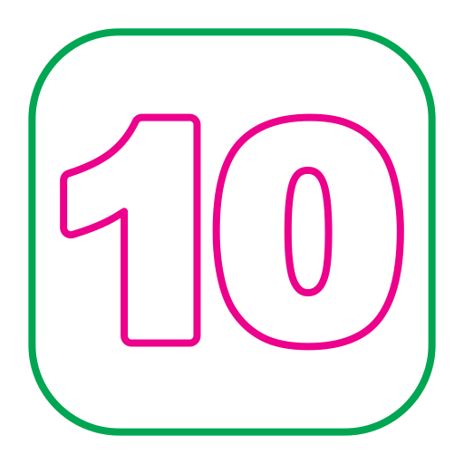 diez Generic Outline Color icono