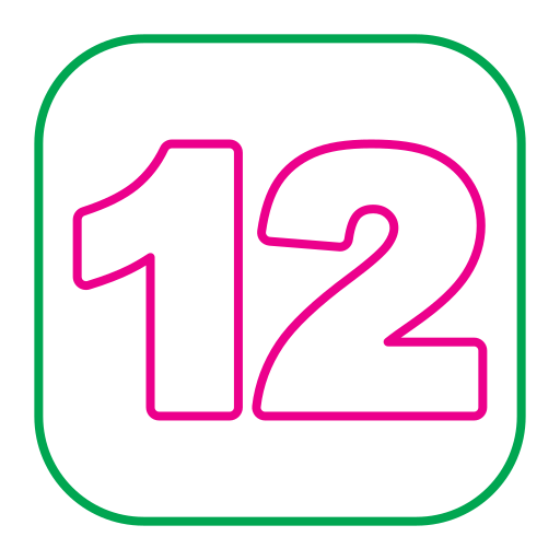 dwanaście Generic Outline Color ikona