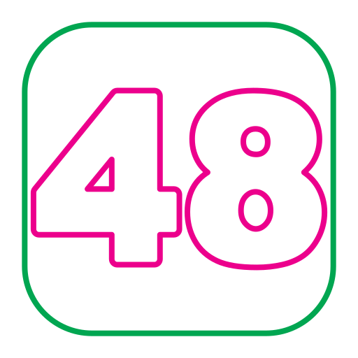 cuarenta y ocho Generic Outline Color icono