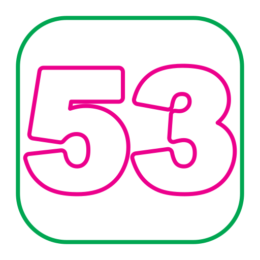 Fifty three Generic Outline Color icon