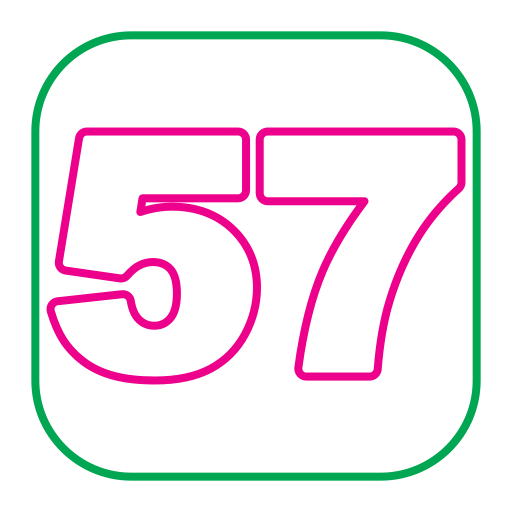 Fifty seven Generic Outline Color icon