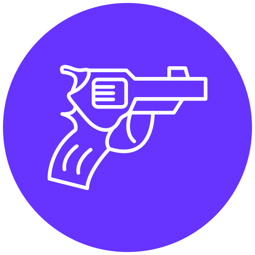Револьвер Generic Flat иконка
