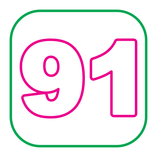 91 Generic Outline Color ikona