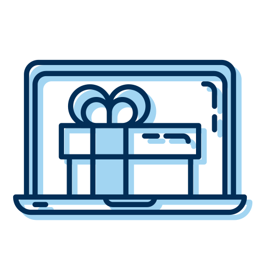 ギフト用の箱 Generic Blue icon
