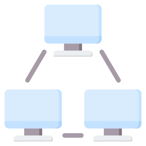 red de computadoras Generic Flat icono