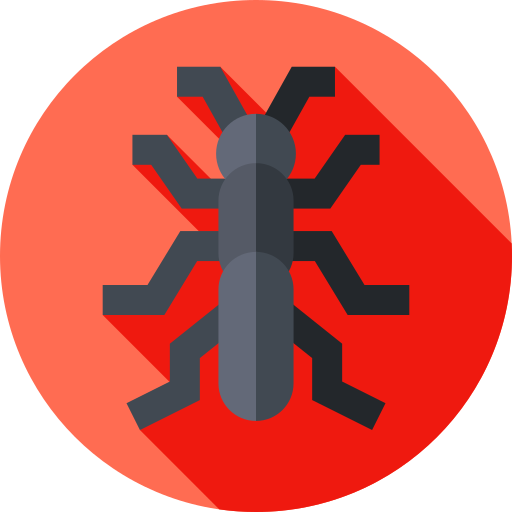 개미 Flat Circular Flat icon