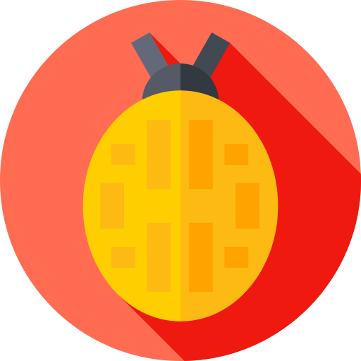 虫 Flat Circular Flat icon